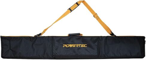 مجموعة ربط السكك الحديدية لدليل منشار المسار POWERTEC 110 بوصة لمناشير مسار ميلووكي تتضمن قضبان توجيه من الألومنيوم المبثوقة مقاس 2 × 55 بوصة و(2) موصلات سكة توجيه لمشاريع الأعمال الخشبية، 71871 in Kuwait