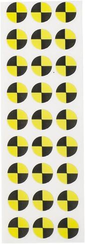 (270Pcs) TOSUKKI Crash Test Stickers,Crash Test Targets,Crash Test Markers,Crash Test Dummy Stickers Reflective (Ø 10 mm) in Kuwait