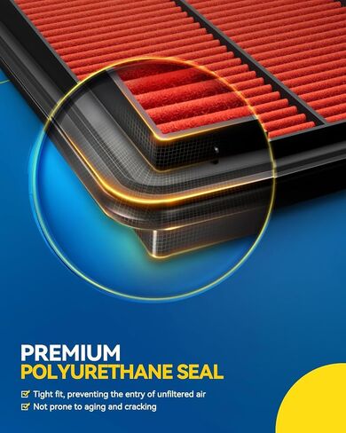 PHILTOP Engine Air Filter, EAF095 (CA10650) Replacement for FIT 1.5L L4 (2009-2013) Sport/Base, (2009-2014 Canada) DX LX DX-A, Premium Air Filter, Protect Engine & Improves Acceleration in Saudi Arabia