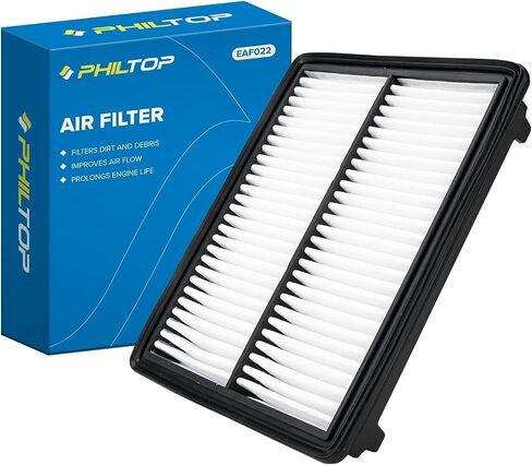 PHILTOP Engine Air Filter, EAF095 (CA10650) Replacement for FIT 1.5L L4 (2009-2013) Sport/Base, (2009-2014 Canada) DX LX DX-A, Premium Air Filter, Protect Engine & Improves Acceleration in Saudi Arabia