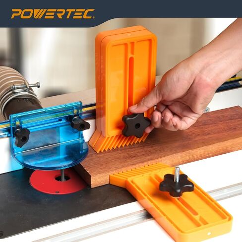 POWERTEC 15pcs Setup Blocks Height Gauge Set, Router Table Setup Bars for Router Bit/Table Saw Blade Height, Band Saw, Drill Press, Aluminum Marking Gauge for Carpenter, Woodworking (71843) in Saudi Arabia