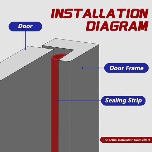 Silicone Weatherstrip Door Seal - Versatile Self-Adhesive Insulation for Large Gaps in Doors and Windows - 20FT Length, Easy to Cut and Install (3/8IN × 1/4IN) (White) in Saudi Arabia
