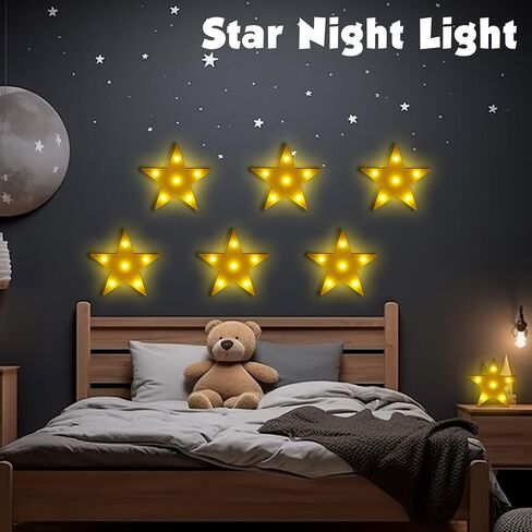 Tujoe 6 Pcs LED Cloud Lamp Decorative Cloud Night Light LED Light up Cloud for Nursery Baby Room Decor Birthday Party Holiday Decorations in Saudi Arabia