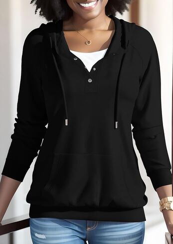 Nimsruc Hoodies For Women Pullover Casual Long Sleeve Oversized Sweatshirts in Saudi Arabia