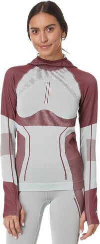 adidas Women's Stella McCartney Truenature Ski Seamless Hooded Long Sleeve Iw6368 in Saudi Arabia