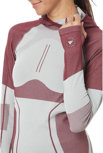 adidas Women's Stella McCartney Truenature Ski Seamless Hooded Long Sleeve Iw6368 in Saudi Arabia