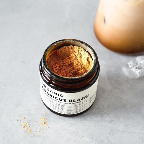 100% Organic Reishi Mushroom Powder 50 Servings - 21% Beta-glucans - Immunity Support - Ganoderma Lucidum - Small Batch - Sustainably Grown in Europe - Vegan - Non-GMO - No Added Fillers in Saudi Arabia