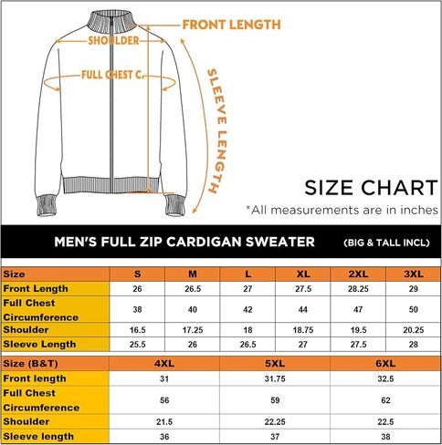 سترة كارديجان رجالي بسحاب من X RAY، سترة كاجوال ضيقة بأكمام طويلة ومتماسكة بسحاب كامل للرجال في الخريف والشتاء (كبير وطويل) in Kuwait