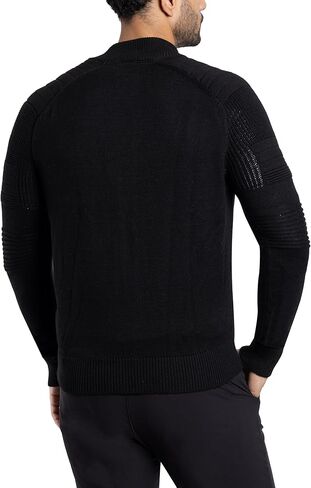 سترة كارديجان رجالي بسحاب من X RAY، سترة كاجوال ضيقة بأكمام طويلة ومتماسكة بسحاب كامل للرجال في الخريف والشتاء (كبير وطويل) in Kuwait