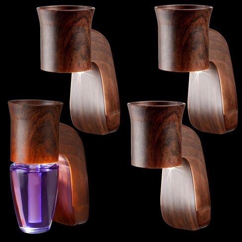Nitial Wall Fragrance Plug in with Night Light Compatible with Wallflowers plug in Compatible with Bath and Body Works Walnut Essential Oil Plug in Diffuser Home Rotary Plug in Air Fresheners (1 Pcs) in Saudi Arabia