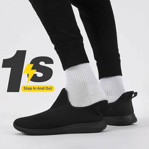 Women's Slip On Comfort Walking Shoes Ultra Lightweight Breathable Running Tennis Athletic Gym Workout Non Slip Athletic Fashion Sneakers in Saudi Arabia