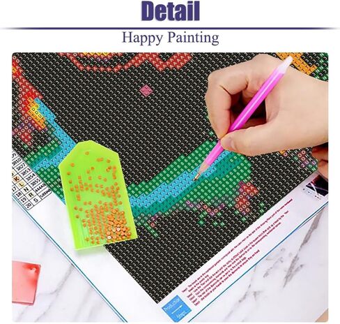Clendo 5D Diamond Painting Kits for Adults, DIY Horse Diamond Art Kits for Beginners, Round Full Drill Diamond Painting for Home Wall Decoration Gift 12×16inch, Animal in Saudi Arabia
