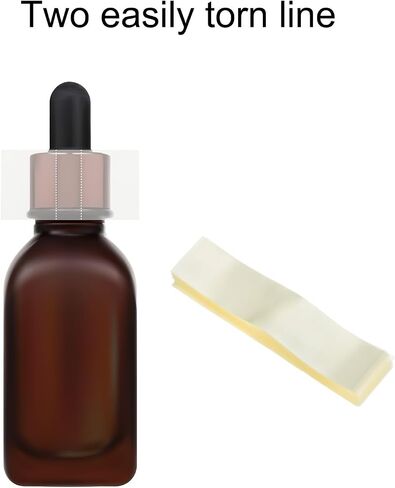 uxcell 200Pcs Shrink Bands, 48 * 75mm PVC Clear Perforated Shrink Bands, Heat Shrink Wrap Bands for Bottles, Jars Seal for Dropper Bottle, Test Tube Bottles in Saudi Arabia