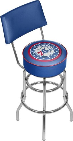 الدوري الاميركي للمحترفين فيلادلفيا 76ers مقعد بار دوار مبطن مع الظهر in Kuwait