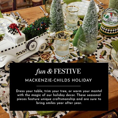 MACKENZIE-CHILDS Toyland Tin Train, Christmas Tabletop Decor, Holiday Decorative Train in Saudi Arabia