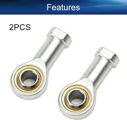 Bettomshin 2Pcs SI10T/K M10 Rod End Ball Bearing 10mm Fisheye Female Thread Connector Joint Bearing Right Hand Rod End Bearing in Saudi Arabia