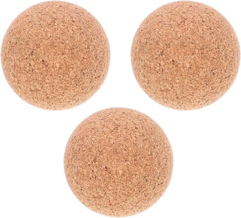 كرات كرة قدم من الخشب الطبيعي الملون من Abaodam، كرات فلين لطاولة كرة القدم 32 مم، كرات طاولة كرة قدم محمولة مقاومة للاهتراء، كرة طاولة من الخشب 3 قطع in Kuwait