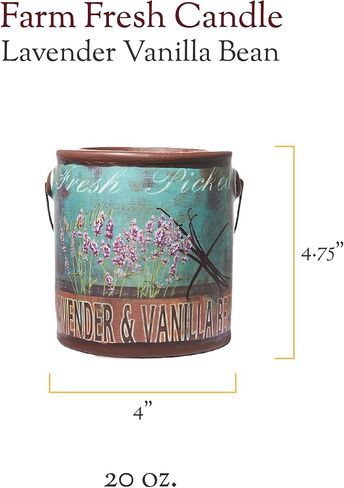 A CHEERFUL GIVER 95hr 20oz Scented Candle - Lavender Vanilla Bean Scented - Multi-Wick Glass Candle - Gifts For Men and Women in Saudi Arabia