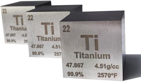 99.6% high-Purity Titanium Cube Lightweight Metal Cube can be Used for Sample, Element Collection, Processing, Teaching, Industrial and Other Activities. Specifications: (25.4mm, 1inch) in Saudi Arabia