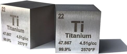 99.6% high-Purity Titanium Cube Lightweight Metal Cube can be Used for Sample, Element Collection, Processing, Teaching, Industrial and Other Activities. Specifications: (25.4mm, 1inch) in Saudi Arabia