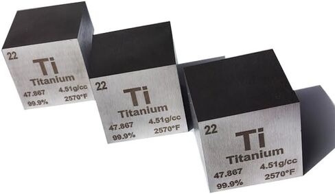 99.6% high-Purity Titanium Cube Lightweight Metal Cube can be Used for Sample, Element Collection, Processing, Teaching, Industrial and Other Activities. Specifications: (25.4mm, 1inch) in Saudi Arabia