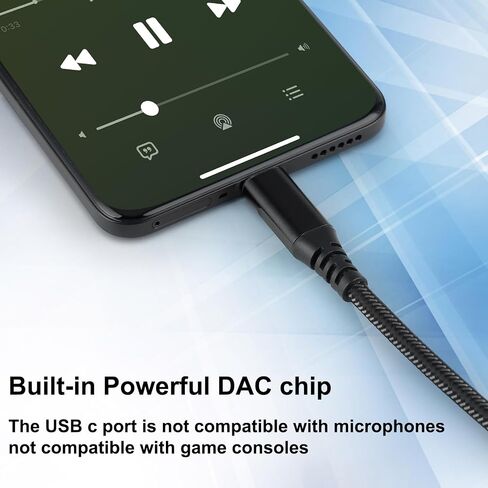 USB C to Dual XLR Male Audio Cable, 6.6FT USB C to 2 Male XLR Stereo Power Amplifier Cable for Mobile Phone USB C Connection Active Speaker, Black Braided in Saudi Arabia