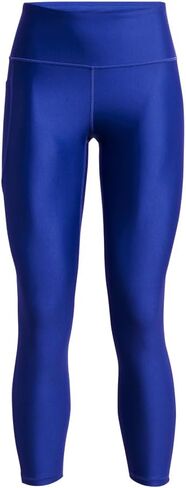 سروال نسائي من Under Armour HeatGear Armor عالي الخصر مانع للانزلاق عند الكاحل، (400) Team Royal / / أسود، طويل جدًا جدًا in Saudi Arabia