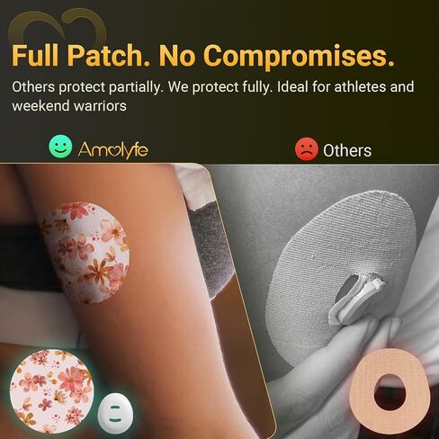 رقع لاصقة Dexcom G7 (عبوة من 10 قطع) - مقاومة للصدمات مع غطاء صلب، مقاومة للماء، قابلة للتنفس، لاصق طبي، حماية CGM لمدة 10 أيام (الصيف) in Saudi Arabia