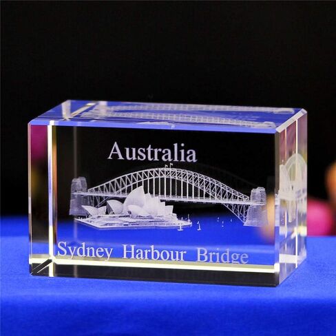 Crystal Glass Cube Eagle Model Paperweight 3D Laser Engraving Figurines Feng Shui Souvenirs Crafts (Lily Flower) in Saudi Arabia