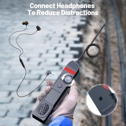 محدد موقع الكابلات تحت الأرض والجدار متعدد الوظائف - جهاز تتبع الأسلاك المحمول القابل لإعادة الشحن مع حساسية قابلة للتعديل واكتشاف القطبية للكابلات وقواطع الدائرة وأخطاء الكابلات in Kuwait