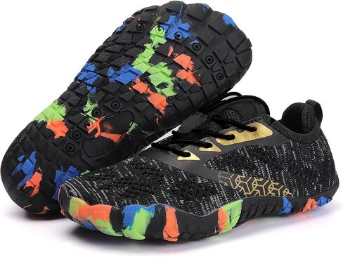 Water Shoes for Kids Boys Girls Aqua Athletic Sneakers Barefoot Beach Swim Pool Lightweight Sport Fast Dry Shoes(Toddler/Little Kid/Big Kid) in Saudi Arabia