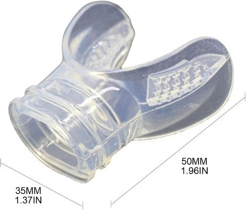 Transparent Diving Silicone Long Replacement Mouthpiece Sports and Outdoors Replacement Mouthpiece for Snorkel，Diving and Snorkeling in Saudi Arabia