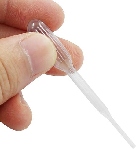 200 Pieces Disposable Graduated Transfer Pipettes 0.2 ml Capacity Clear Plastic Droppers for Essential Oils and Liquid Transfers in Saudi Arabia