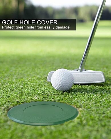 4Pcs Golf Cup Cover, Waterproof Golf Hole Putting Green Cup Covers, Golf Practice Training Aids for Backyard Garden Yard Outdoor Activities in Saudi Arabia