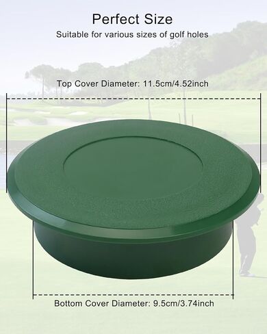 4Pcs Golf Cup Cover, Waterproof Golf Hole Putting Green Cup Covers, Golf Practice Training Aids for Backyard Garden Yard Outdoor Activities in Saudi Arabia