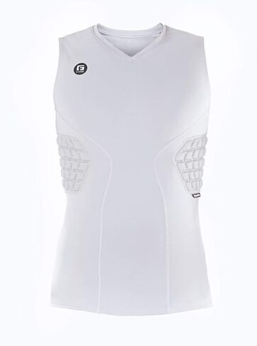 قميص ضغط مبطن لكرة السلة والكرة الطائرة من G-Form - قميص رياضي مضغوط مبطن للرجال لحماية الصدر in Kuwait