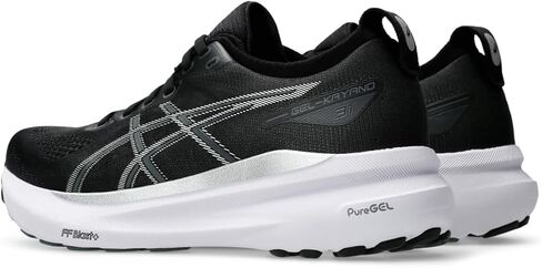 حذاء الجري GEL-KAYANO 31 للنساء من ASICS، مقاس 8.5، أسود/أسود in Saudi Arabia