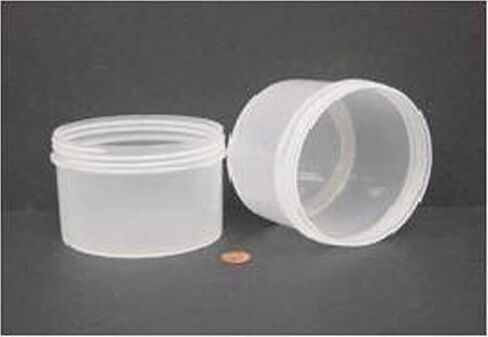 Globe Scientific 6405 Wide Mouth Jar with 120mm Opening, 720mL, PP, 4-3/8" Diameter, 3-1/8" Height, Screw Cap Packaged Separately, Pack of 120 in Saudi Arabia