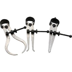 3Pc Inside Outside Divider Caliper Set Machinist Tools