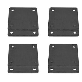 5"X5" A36 Steel Plate - High-Quality Steel Base Plate for Structure Support - Weldable Metal Plate for General and Industrial Use - 8 Pcs