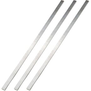 Blulu 3 Pcs 1/8" x 36" x 1" Hot Rolled Steel Flat Bar Solid Flat in Stainless Steel for Construction Industrial Applications Reinforcement Base Plates