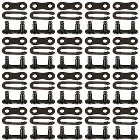 20-Pack Bike Chain Metal Master Link - Removable Quick Split Links for Bicycle, Mini Bike, Mountain Bike and Motorcycle Chain Repair