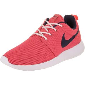 Nike Womens Roshe One Low Top Lace Up, Sea Coral/Obsidian-White, Size 7.5