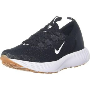 Nike Women's React Escape Run Flyknit, Cool Grey/MTLC Gold Coin, 6.5 M US