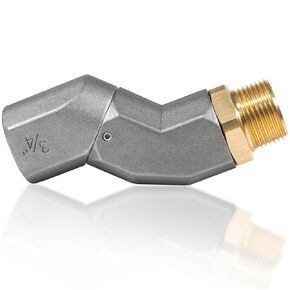 3/4 Inch Fuel Swivel, Fuel Hose Swivel with 3/4'' NPT Connector and 360-Degree Rotating, Plane Swivel for Fuel Transfer