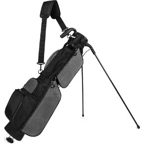 Golf Stand Bag, Lightweight Golf Easy Carry Bag with Strap，Durable Pitch n Putt Golf Bag, The Driving Range Golf Bag for Men Women with 5Pcs Tees