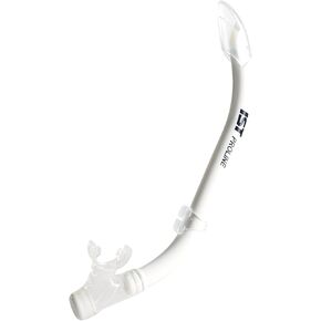 IST Junior Snorkel with Splash Guard and Purge (White)