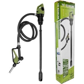 TERA PUMP TREDRUMT Electric Fuel Pump for 55 Gallon to 275 Gallon IBC Totes - 20V Electric Drum Pump for DEF, DIESEL, KEROSENE, ANTIFREEZE, AGRICULTURAL CHEMICALS (Portable Power Options Available)