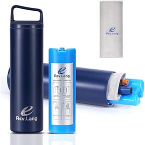 Rev.Lang Nomad 1-3 Insulin Pens Medicine Cooler Travel CASE Bag Insulin Pen Cooler Box Portable EpiPen Carry Case Medical Diabetic Bag TSA Approved Diabetic Travel case with Biogel Ice Pack