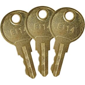 E114 E-114 Keys Replacement for Toilet Paper Dispenser, Paper Towel, Toilet Tissue & Soap Dispensers (3 Pack)